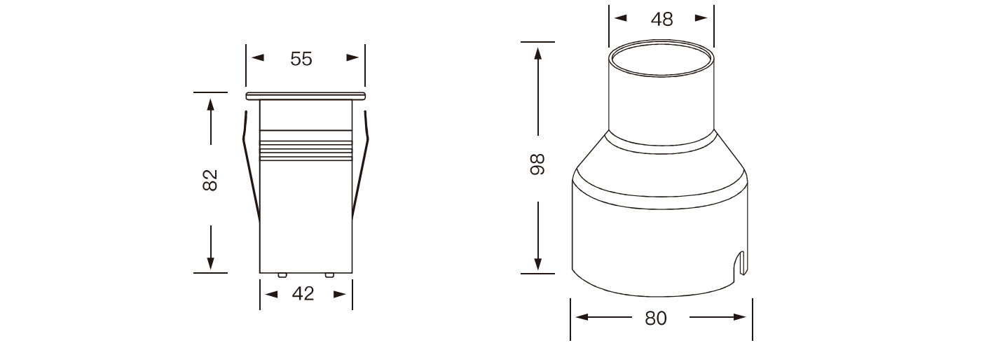 The basic structure of a high pole lamp